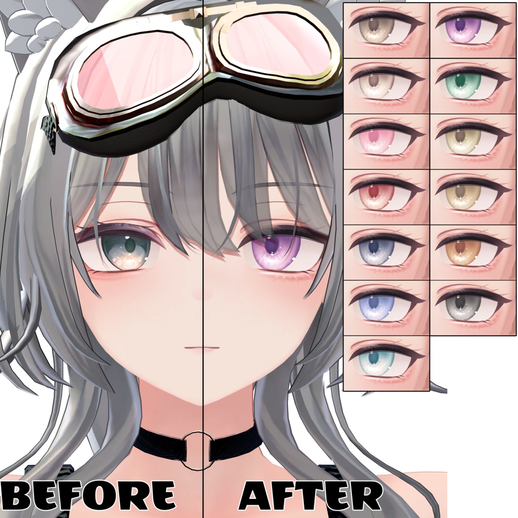 CuteMakeup&EyeTexture【エク・ミルフィ・ルミナ・ヒビキ・翠羽専用】