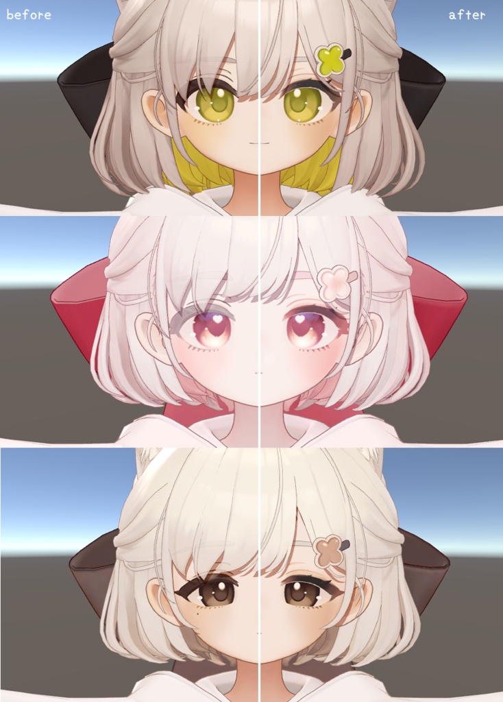 Shiratsume Make&Eye Texture【しらつめ専用】