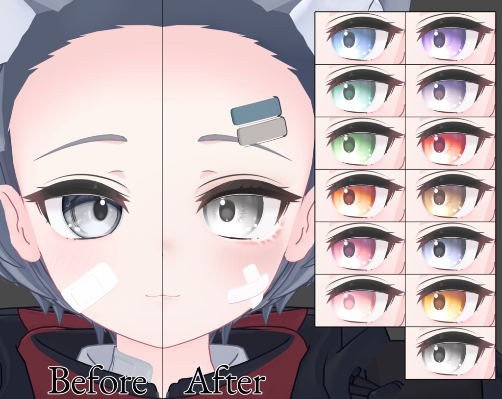 【真央/れう専用】強めMake&EyeTexture