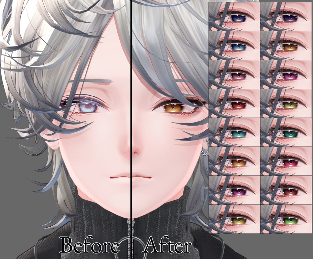 【斑霞/熨斗目専用】華やかMake&EyeTexture