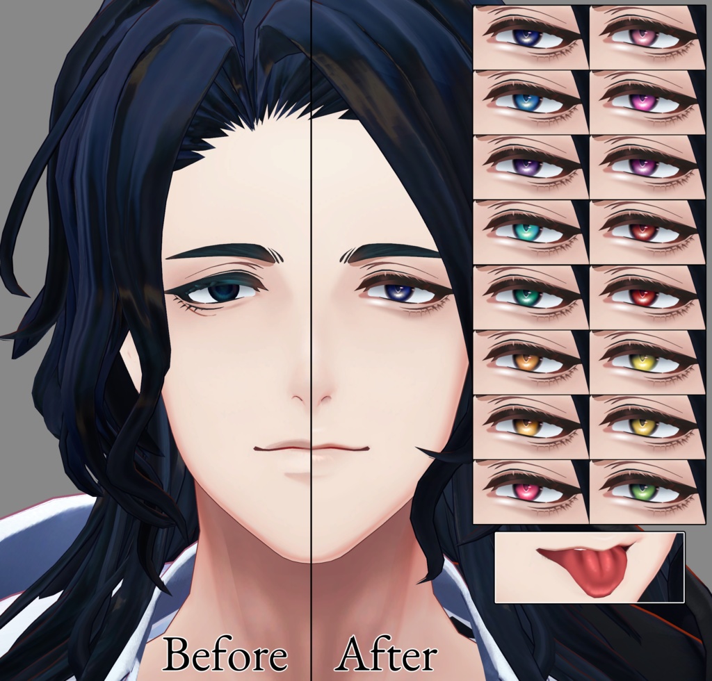 【斑霞/熨斗目専用】華やかMake&EyeTexture