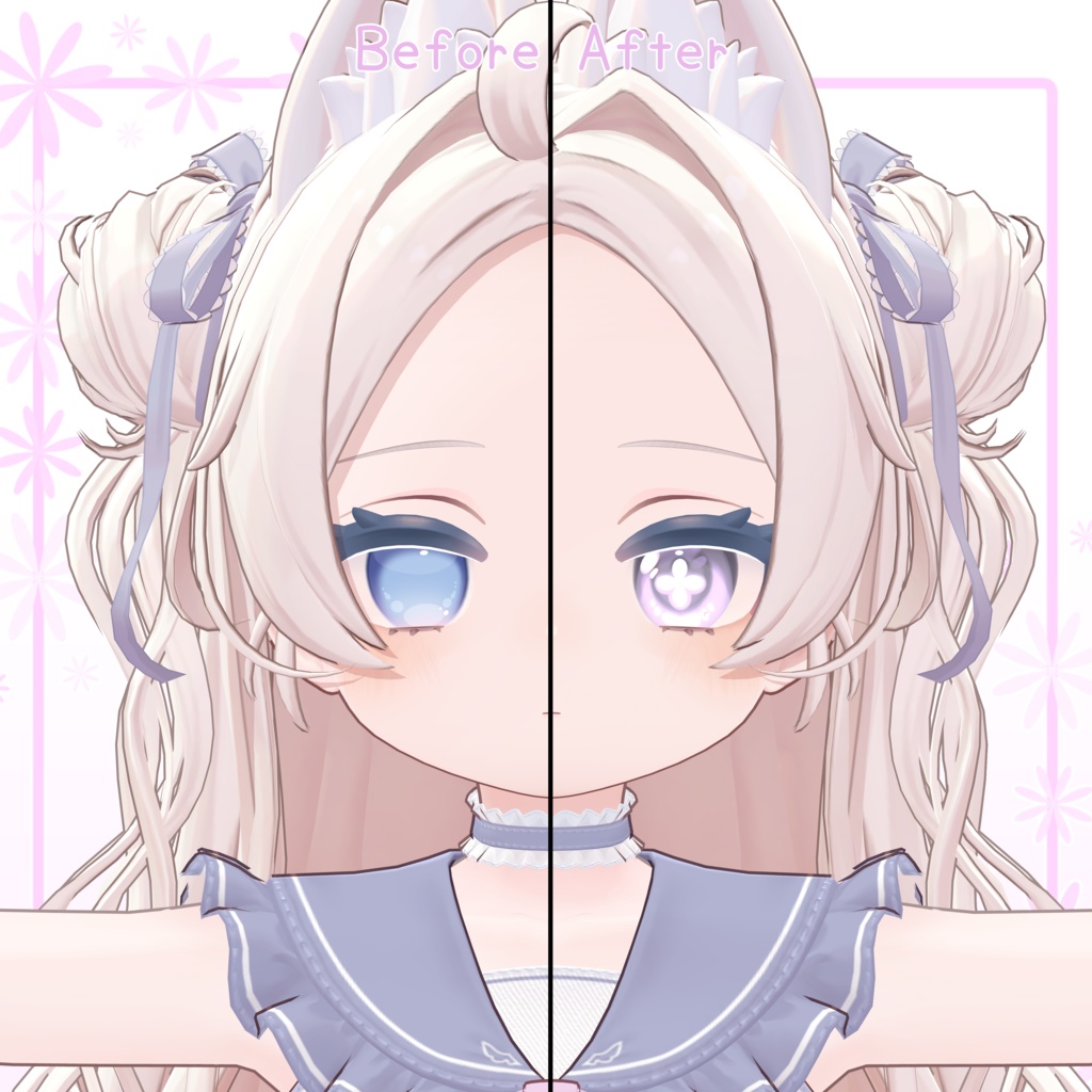 【発売記念Sale!】ぽわぽわFlowerEyeTexture【ぽわり対応】