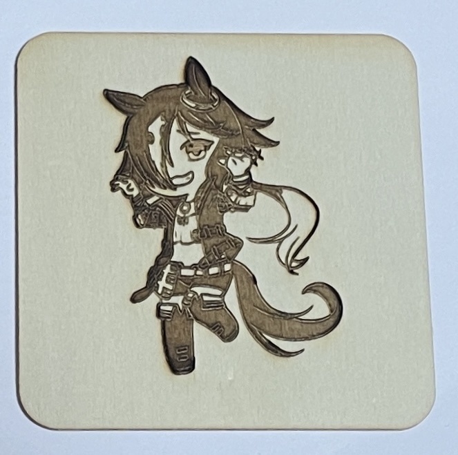 ウマ娘プリティーダービー木製コースター