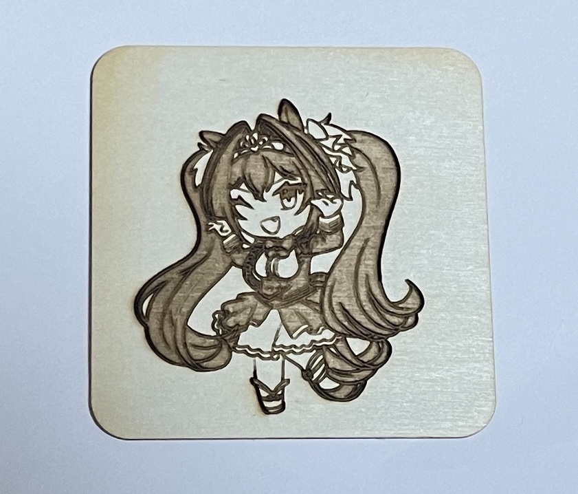 ウマ娘プリティーダービー木製コースター