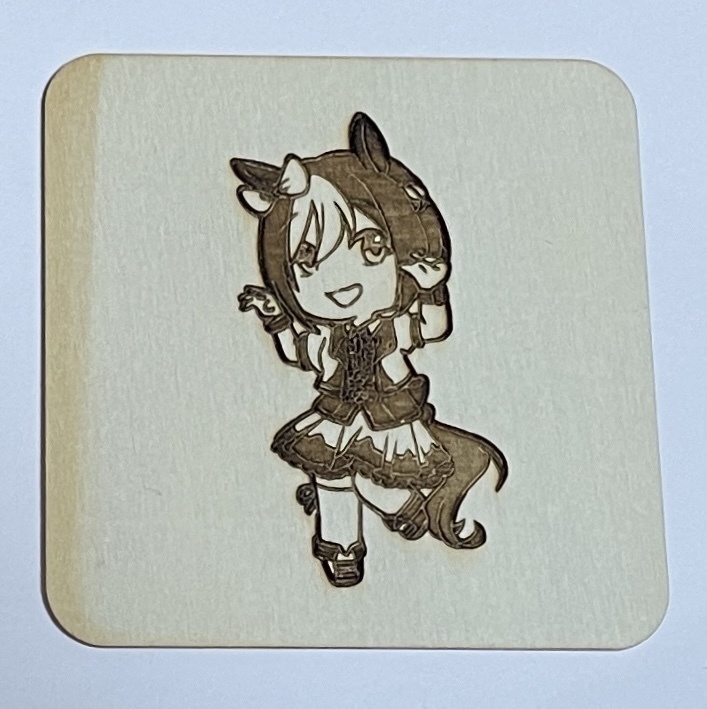 ウマ娘プリティーダービー木製コースター