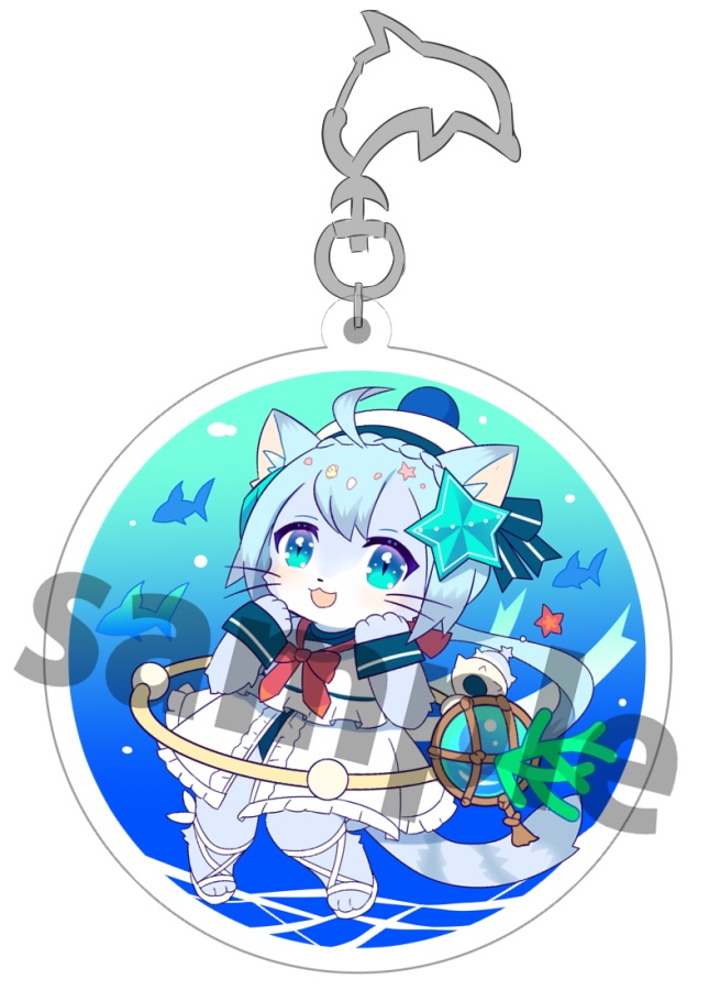 【キャトバス】アクララアクリルキーホルダー