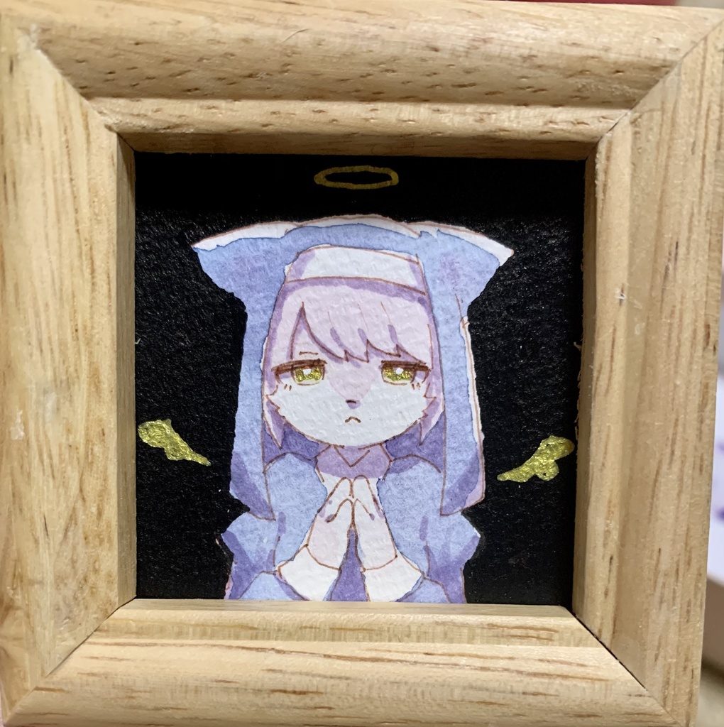 【額縁付ミニ原画】懺悔