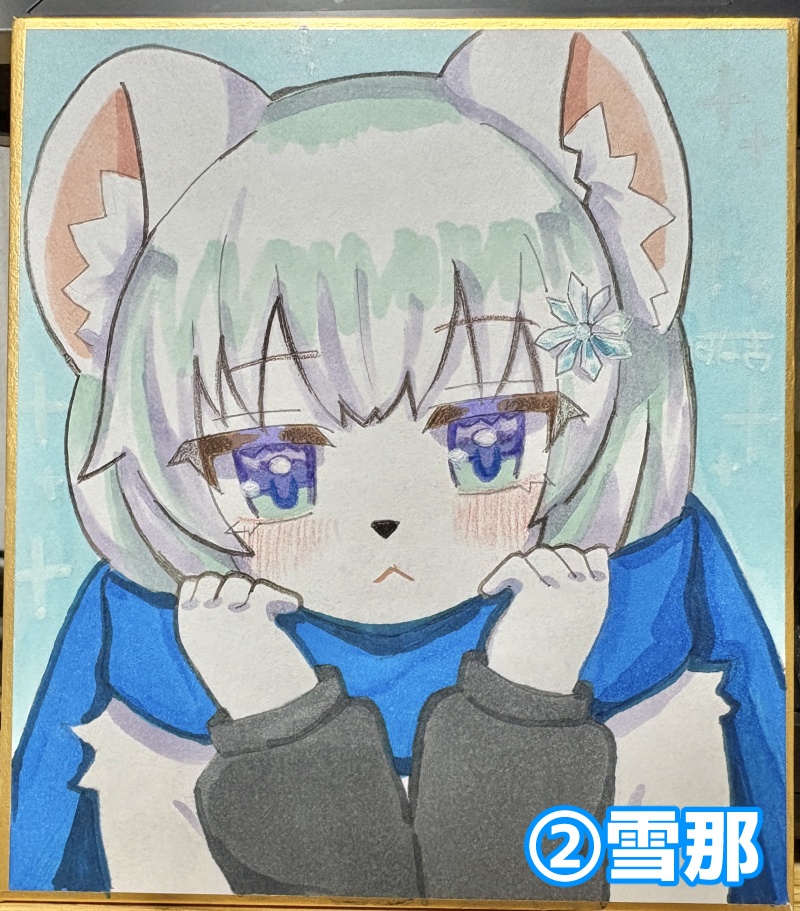 【直筆色紙】メスケモ