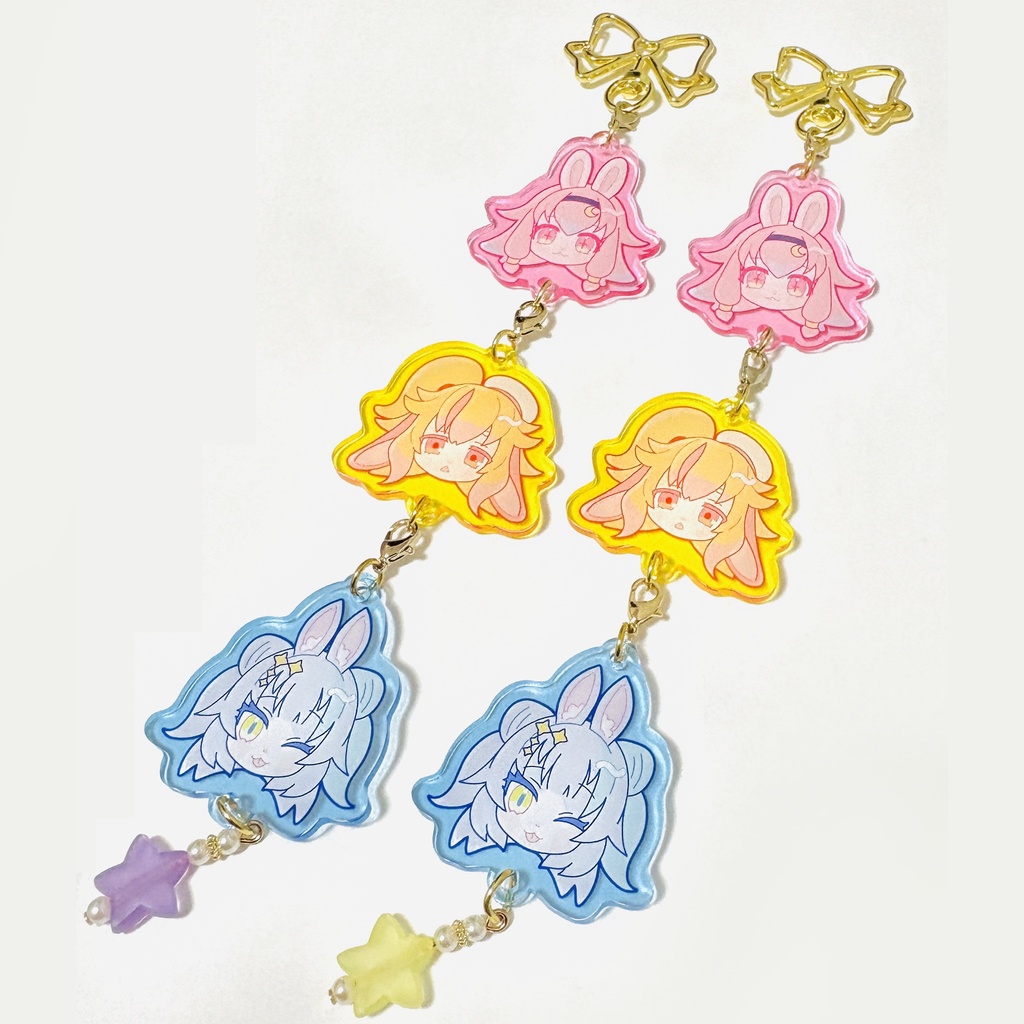 【非公式】レディムーンちゃん ミルティちゃん ノクタニカちゃん 3連アクキー