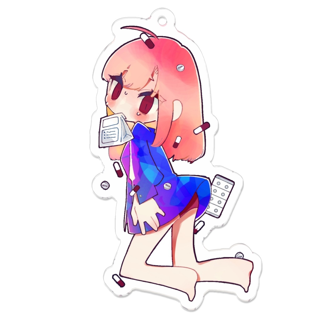 オクスリなあの子アクキー