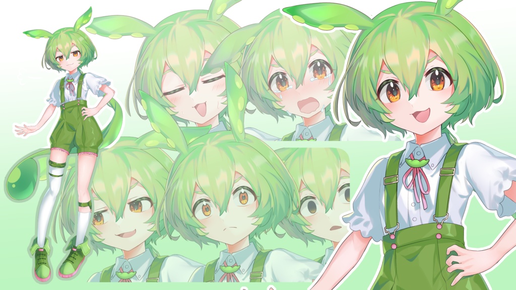 【無料】ずんだもん立ち絵