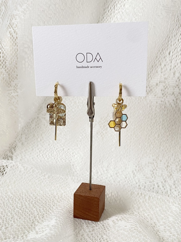 緋八マナ モチーフピアス イヤリング