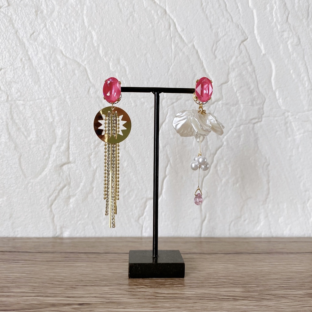 にじさんじ 赤城ウェン イメージピアス イヤリング 【crystal series】