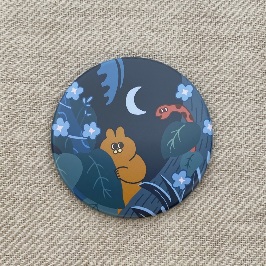 うさた缶ミラー