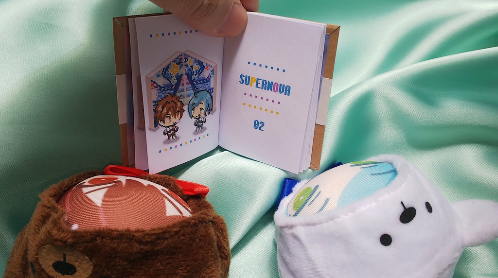 【ドット絵】Chiaki & Kanata Dot Works【豆本】