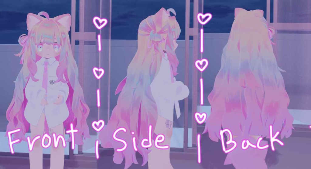 キプフェル Kipfel _ Pastel hair+ Eye texture set