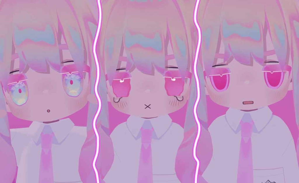 キプフェル Kipfel _ Pastel hair+ Eye texture set