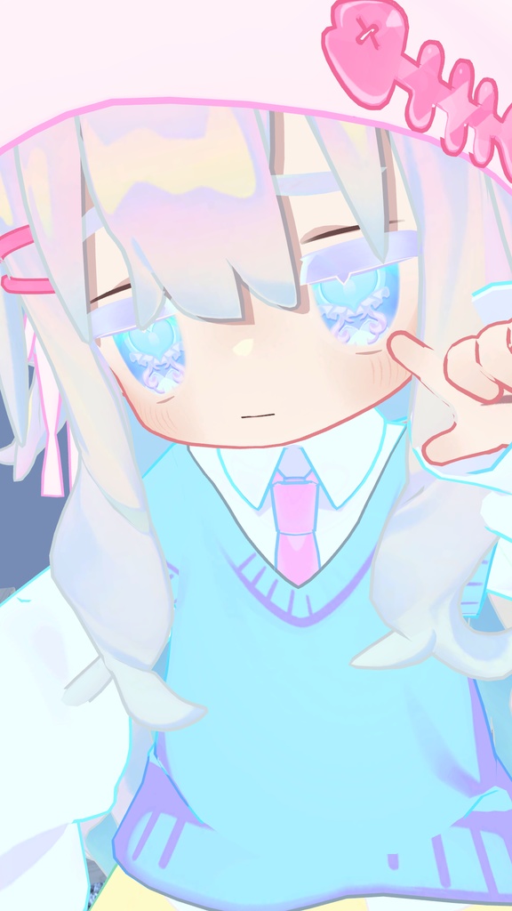 キプフェル Kipfel _ 'Heart in my eye' Eye texture