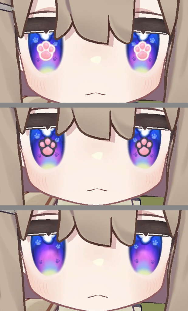 キプフェル Kipfel _ 'Paw eyes' Eye texture