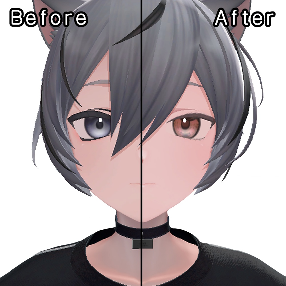 くうた Kuuta_ Soft Eye texture + Makeup