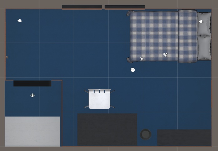 VRChat Prefab - Dorm Room