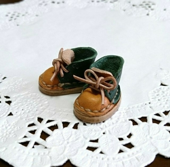 新色追加!オビツ11用 編み上げ靴バイカラー