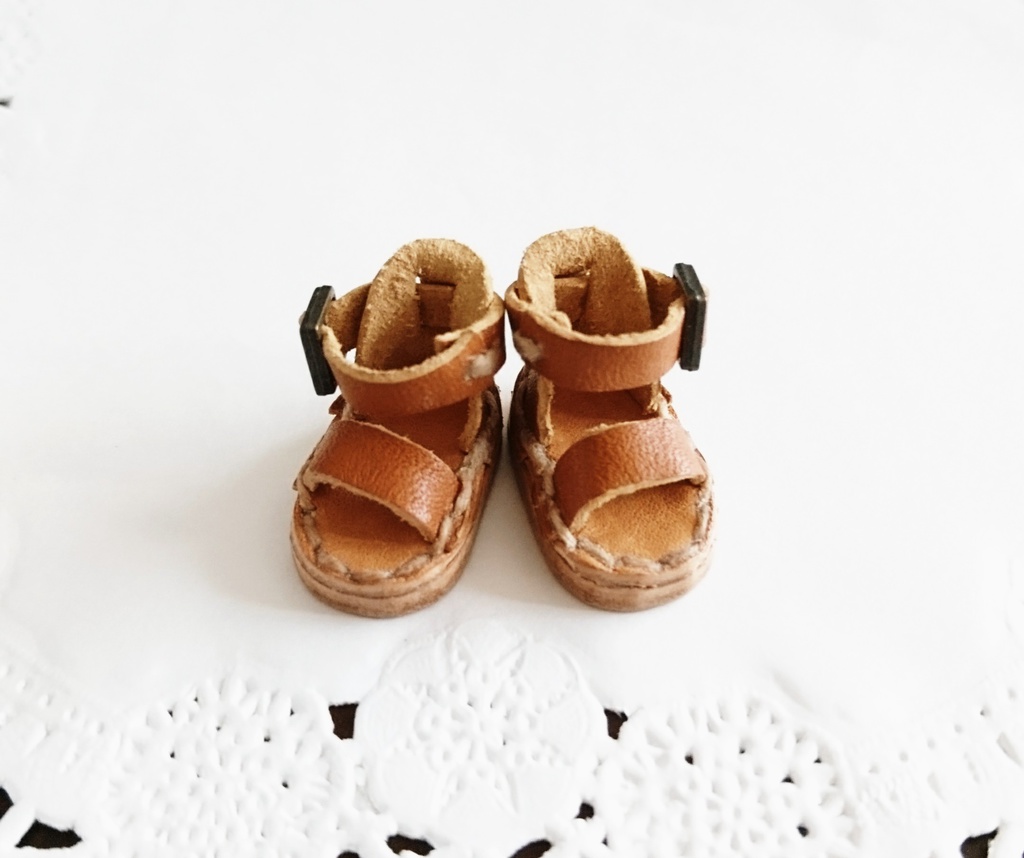 オビツ11用 バックル付きサンダル