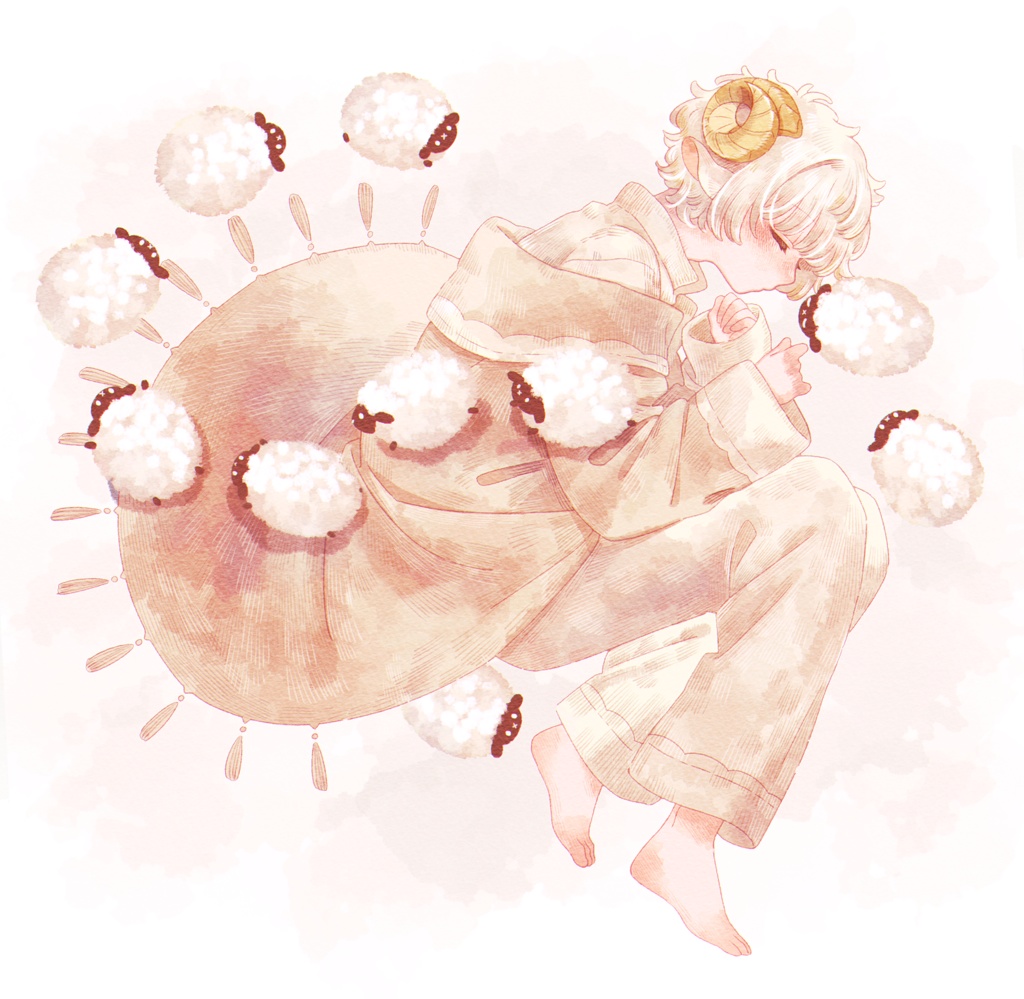 ひつじのねかしつけマグカップ