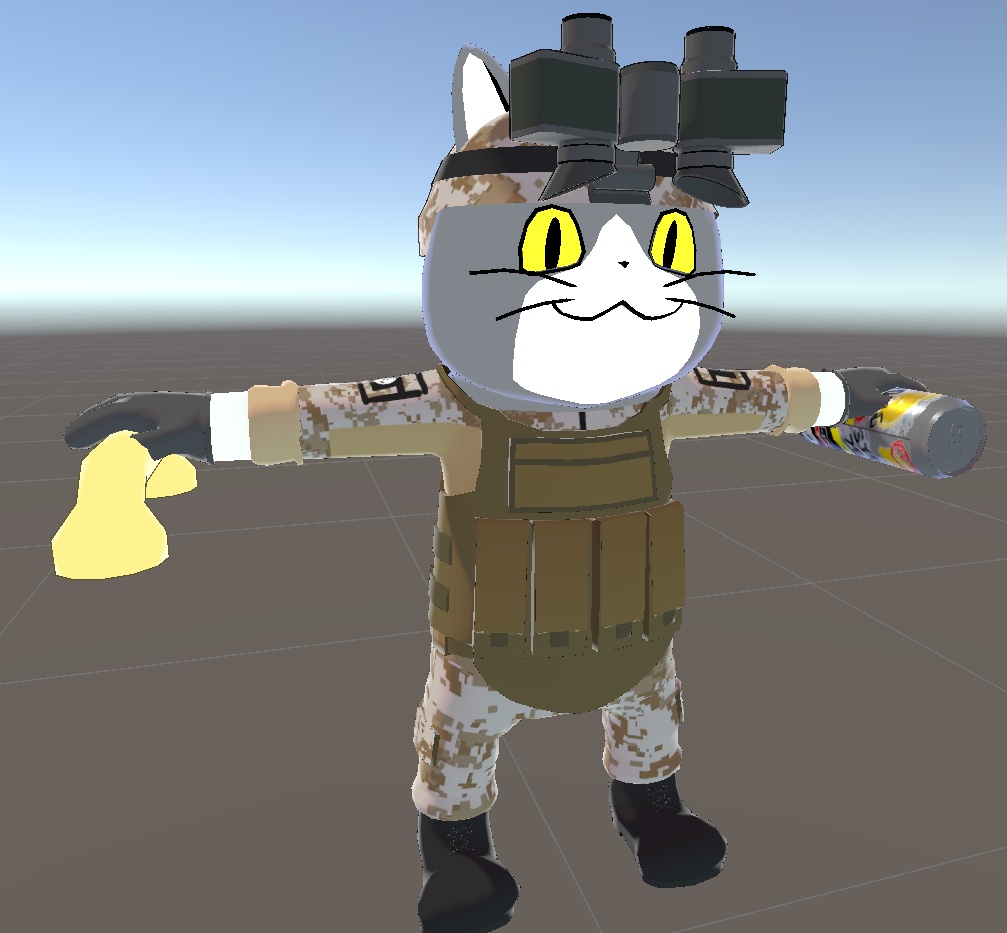 現場猫 タクティカルオプション 用 コンバットシャツ テキスチャー