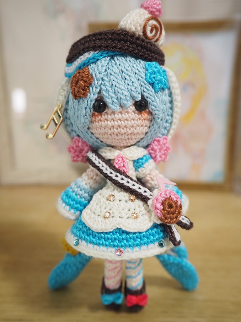 雪ミク2026【初音ミクさん】のあみぐるみ