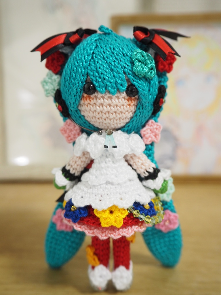 初音ミクBloomingさんのあみぐるみ