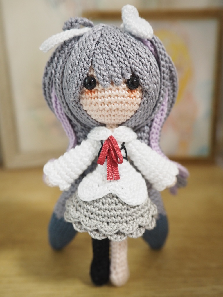 ニーゴミクさん【初音ミクさん】のあみぐるみ