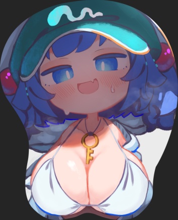 にとりちゃんおっぱいマウスパッド