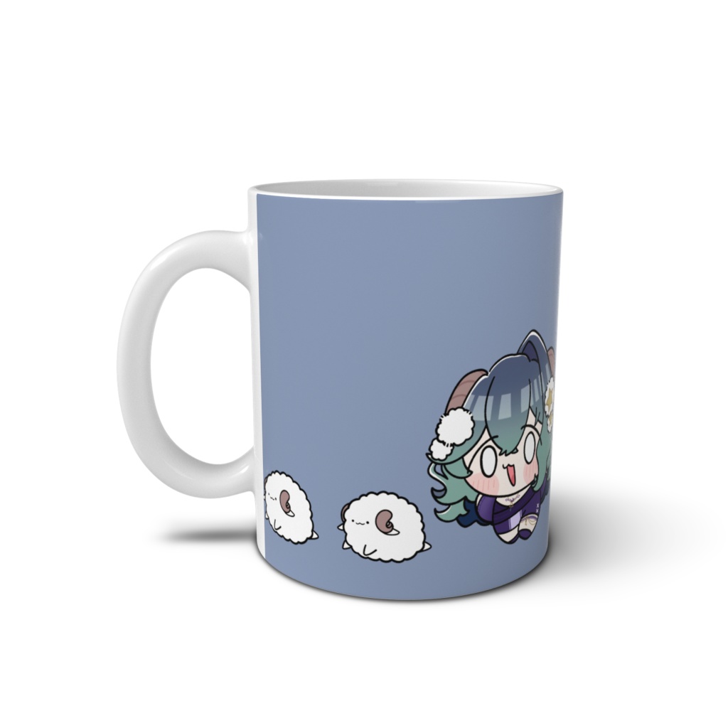 【マグカップ】眠雲よとぎ【羊と一緒ver】