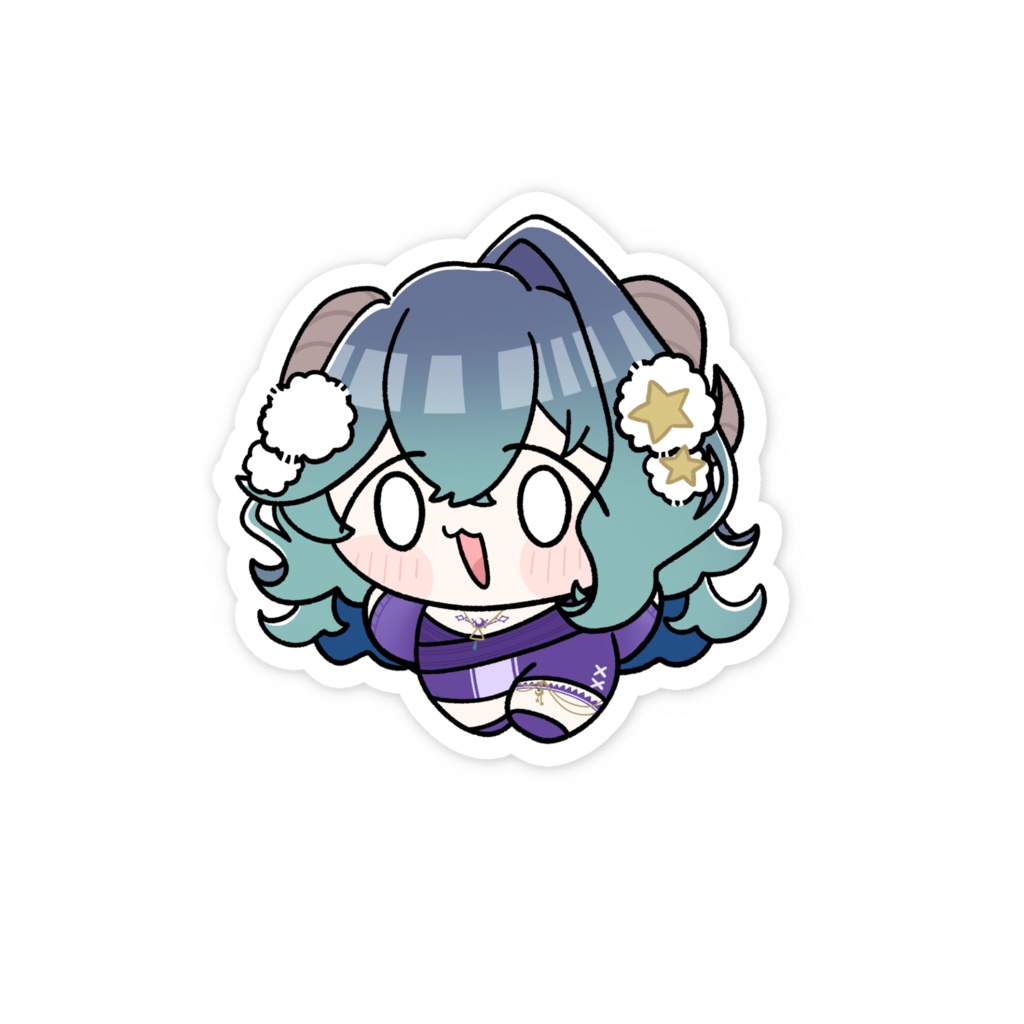 【スマホステッカー】眠雲よとぎ【3周年記念】