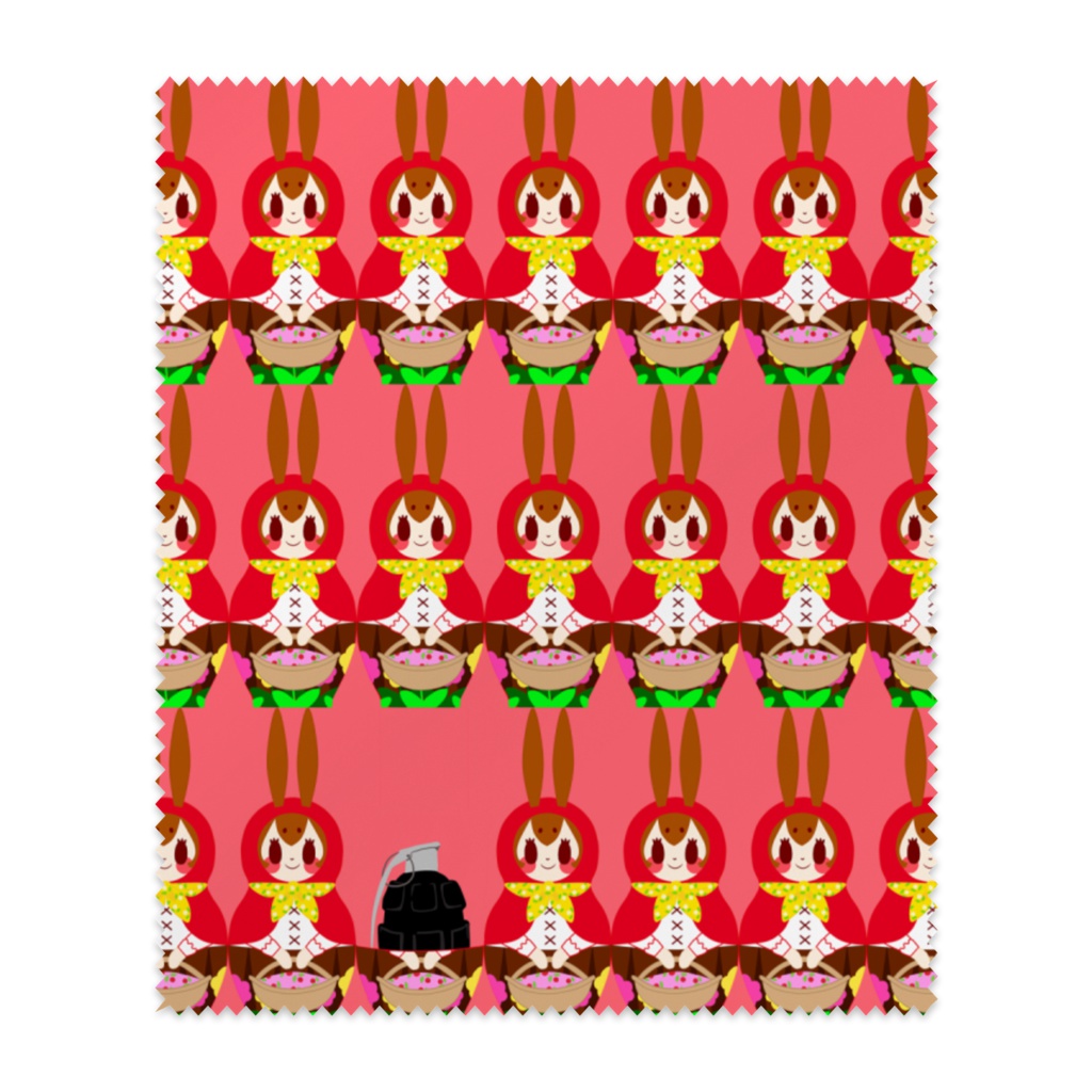 うさぎのタルトちゃんのメガネ拭き