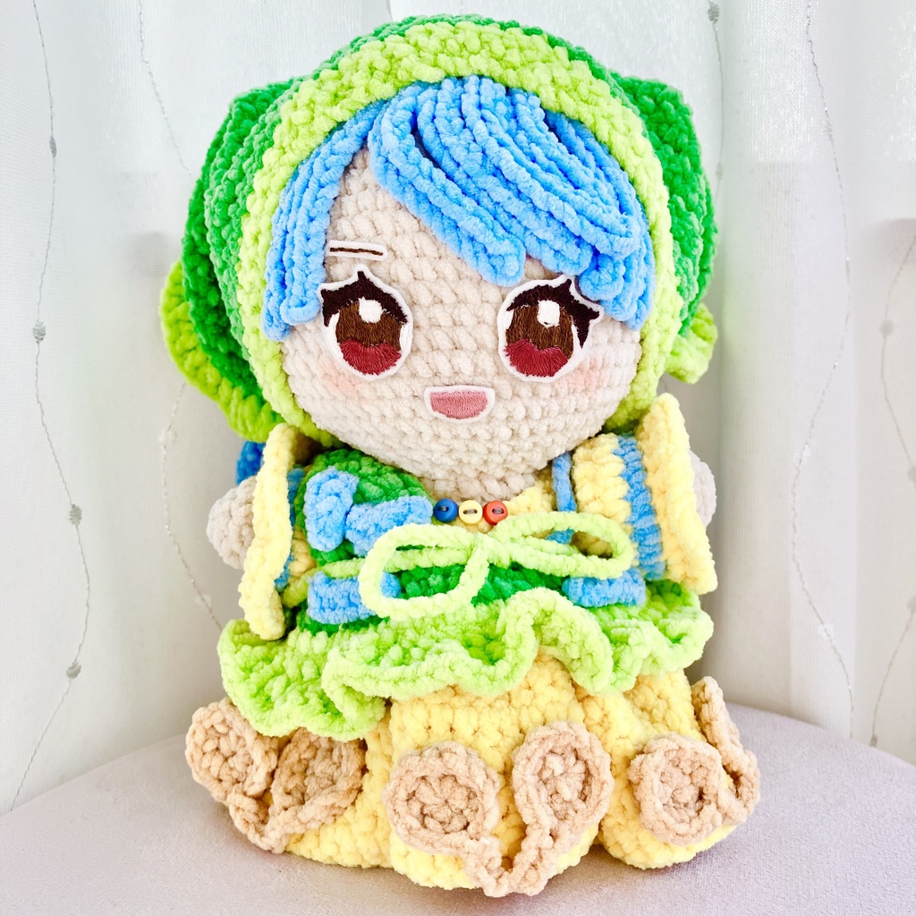 東方 Project 埴安神 袿姫 あみぐるみ ぬいぐるみ ハンドメイド