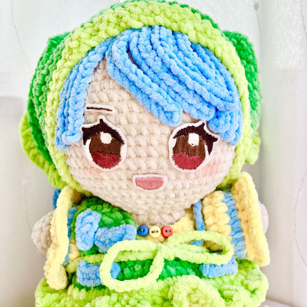 東方 Project 埴安神 袿姫 あみぐるみ ぬいぐるみ ハンドメイド