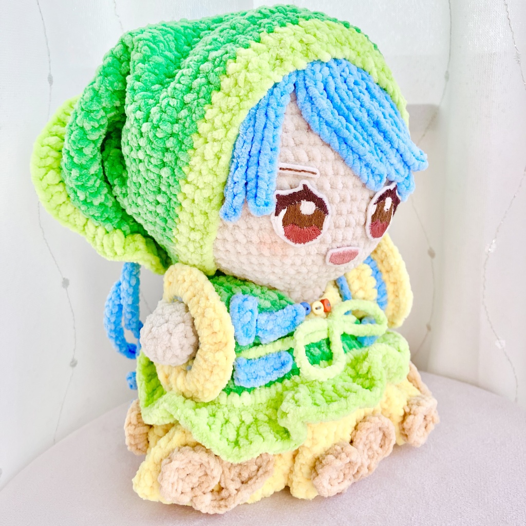 東方 Project 埴安神 袿姫 あみぐるみ ぬいぐるみ ハンドメイド