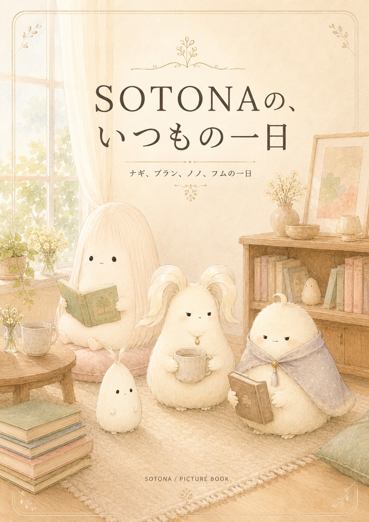 【PDF絵本】SOTONAの、いつもの一日
