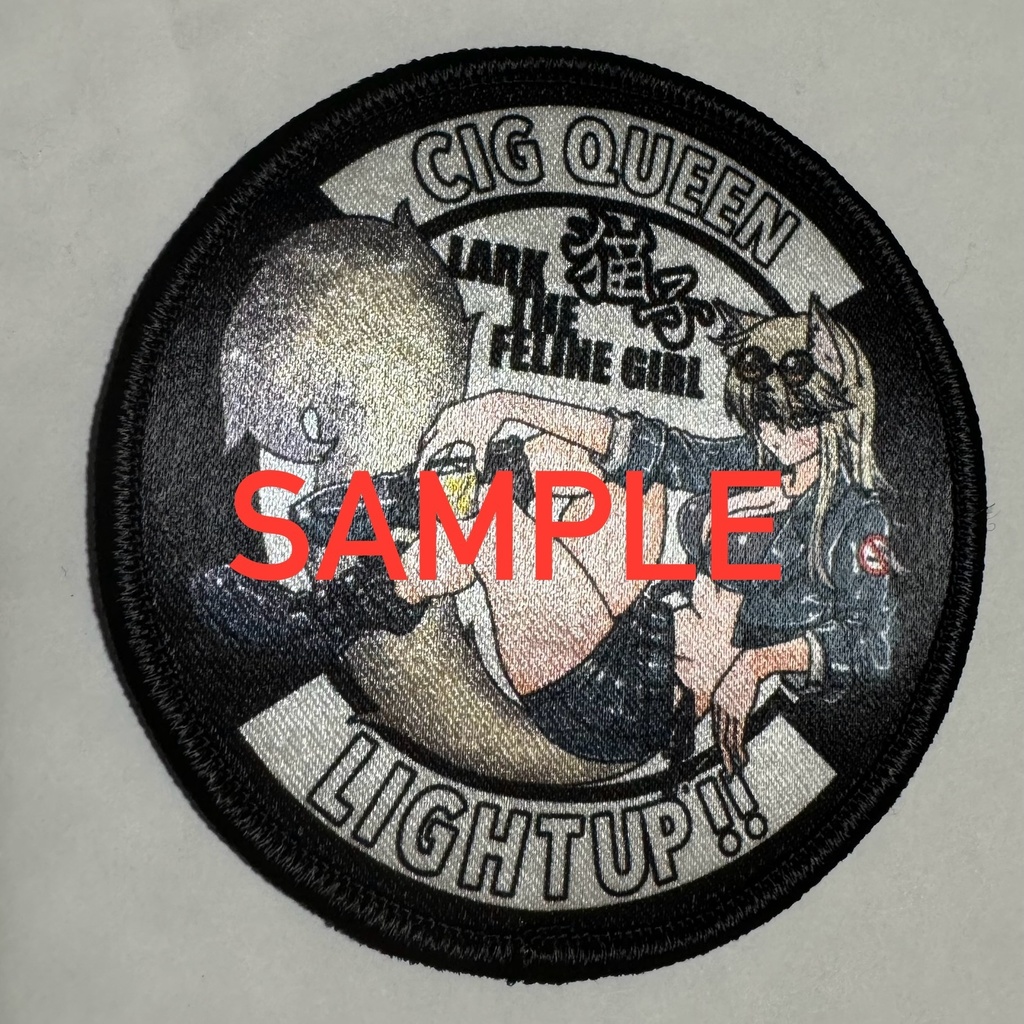 OC『猫子』クロス転写ワッペン