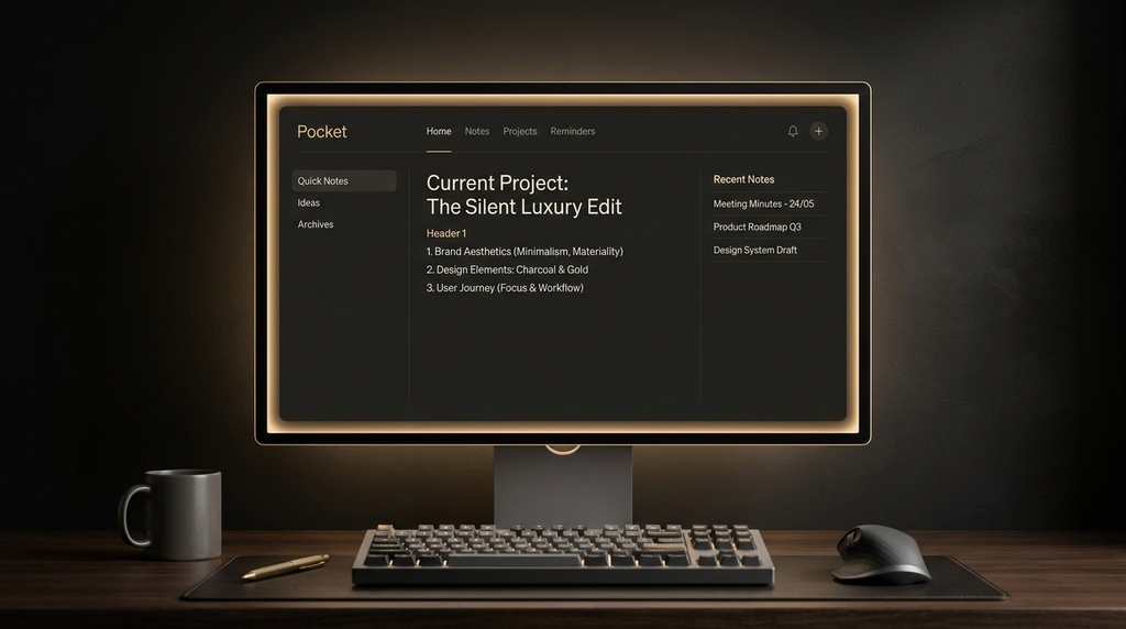 【Pocket】 思考を0.03秒でポケットに入れる。Obsidianのための入力支援ツール