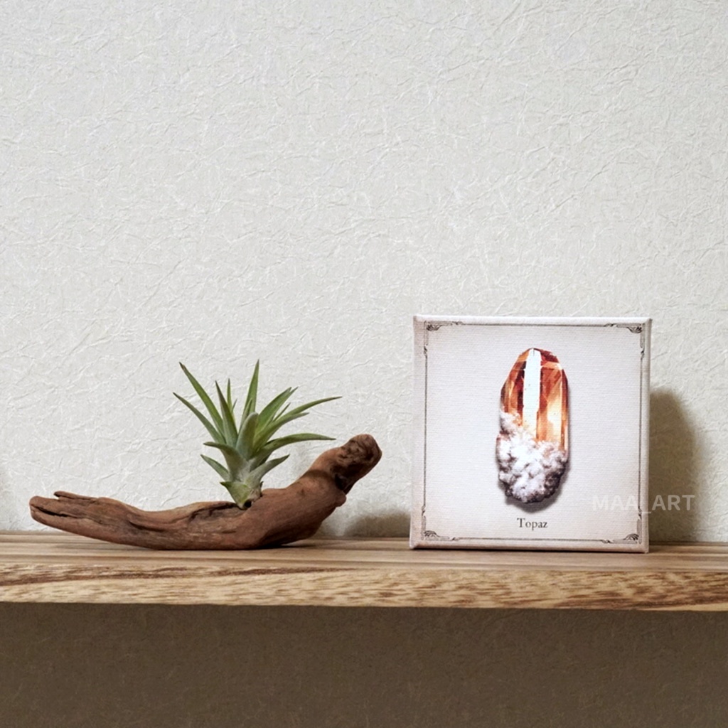 【キャンバスプリント】トパーズ原石 Sサイズ