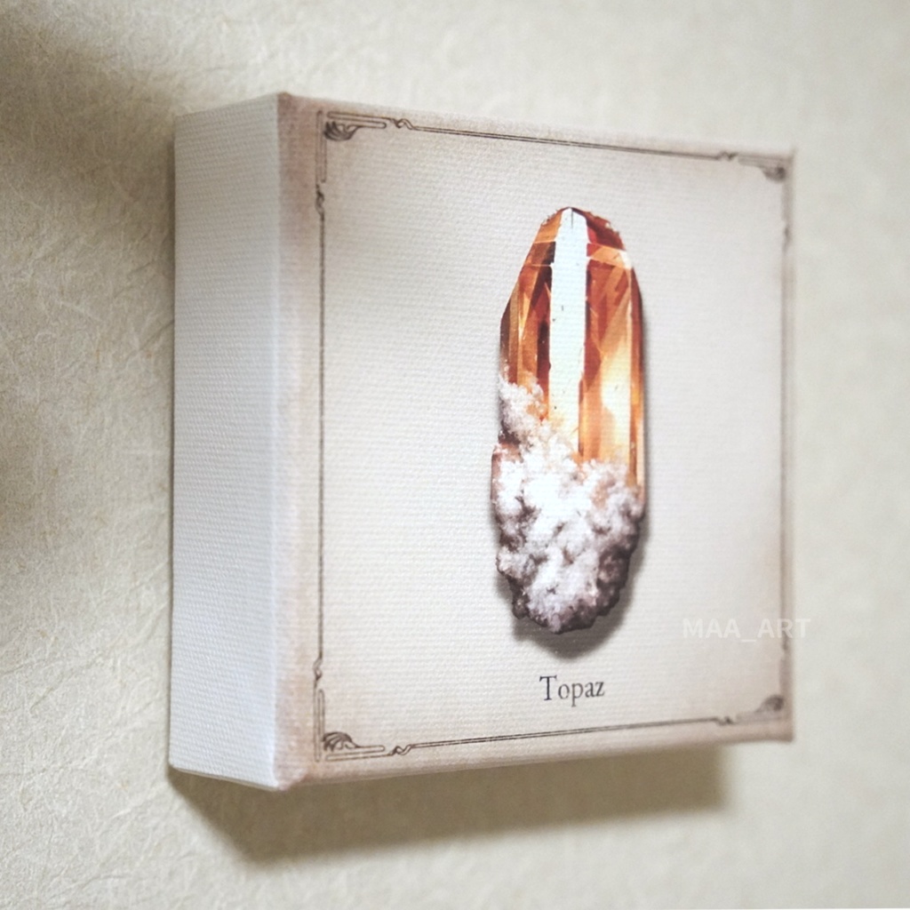 【キャンバスプリント】トパーズ原石 Sサイズ