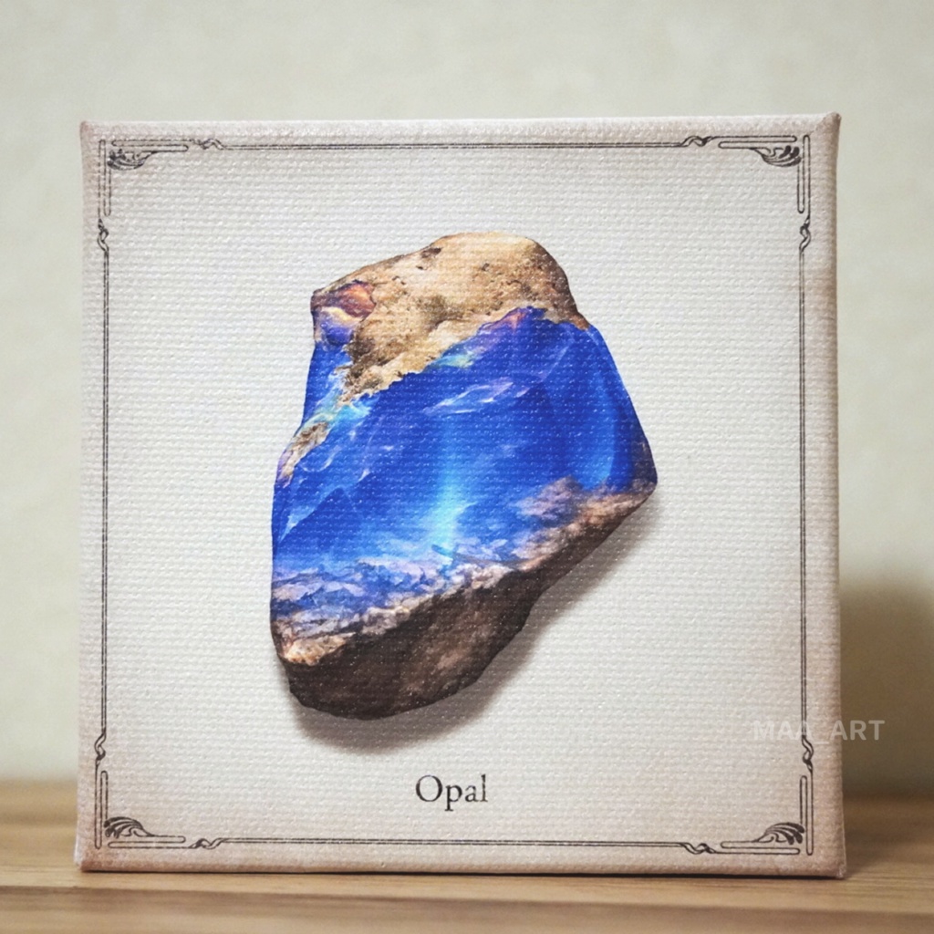 【キャンバスプリント】オパール原石 Sサイズ