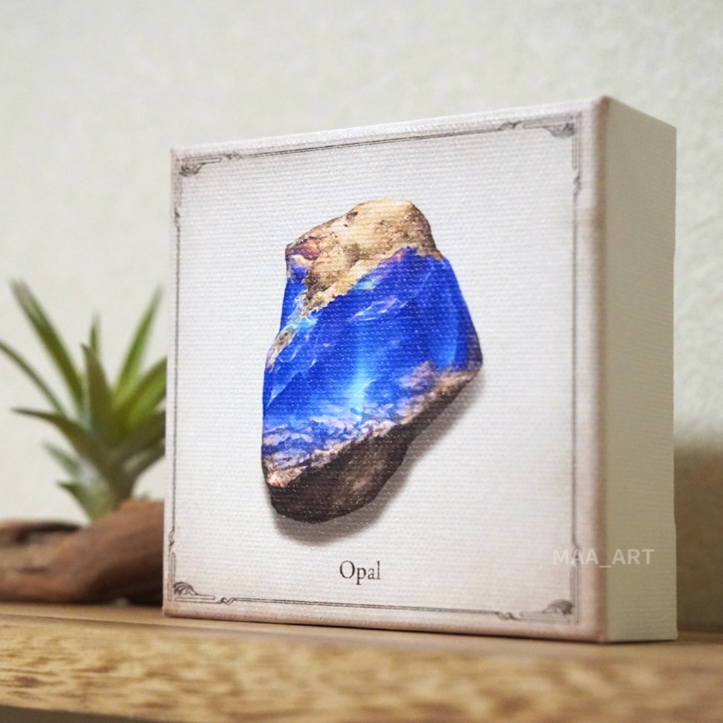 【キャンバスプリント】オパール原石 Sサイズ