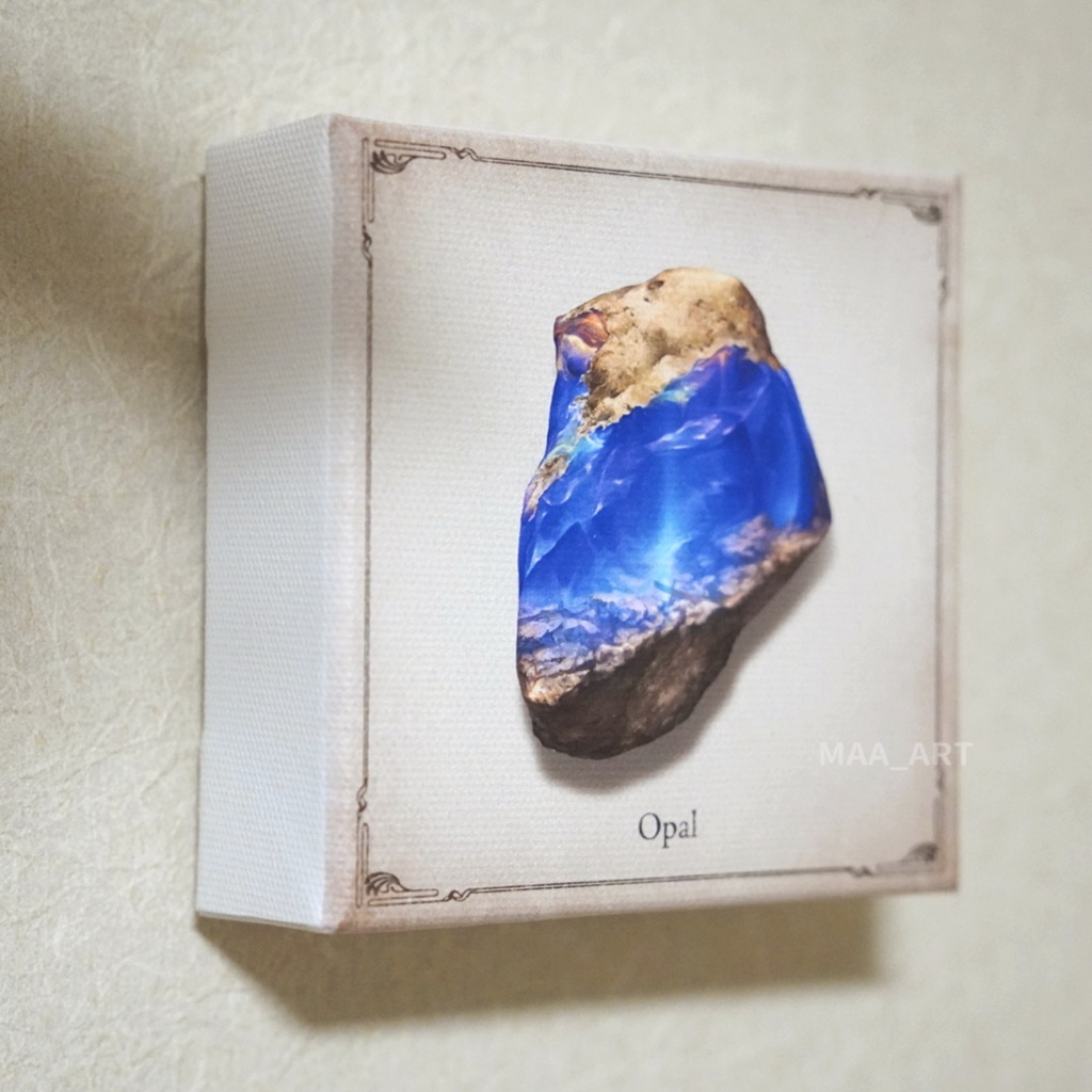 【キャンバスプリント】オパール原石 Sサイズ