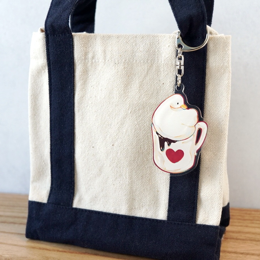 マグカップアヒル【アクリルキーホルダー】