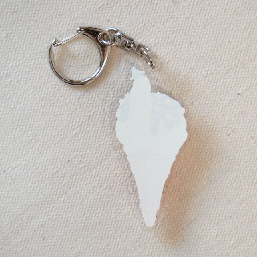 アイスクリームアヒル ルミナス【アクリルキーホルダー】