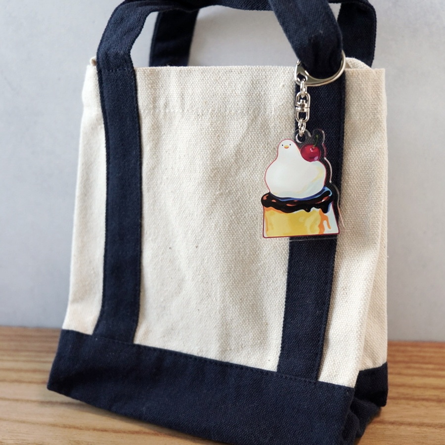 ホイップアヒル プリン【アクリルキーホルダー】